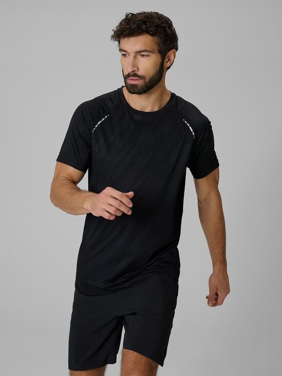 4F Dry Men's quick-drying running T-shirt - black