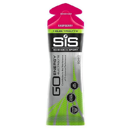 GO Energy + Electrolyte Gels 60ml Raspberry