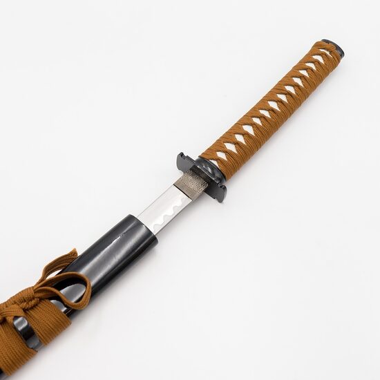 Stainless Steel Katana. Black-Brown