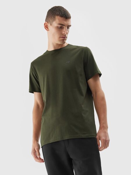 4f Men's regular plain T-shirt